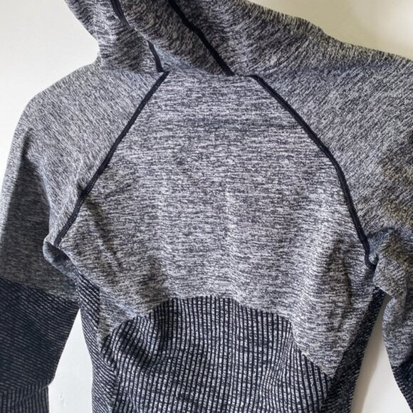 Black and Grey Athletic Hoodie - Picture 6 of 6